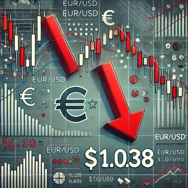 EURUSD Bearish Signal Below $1.038