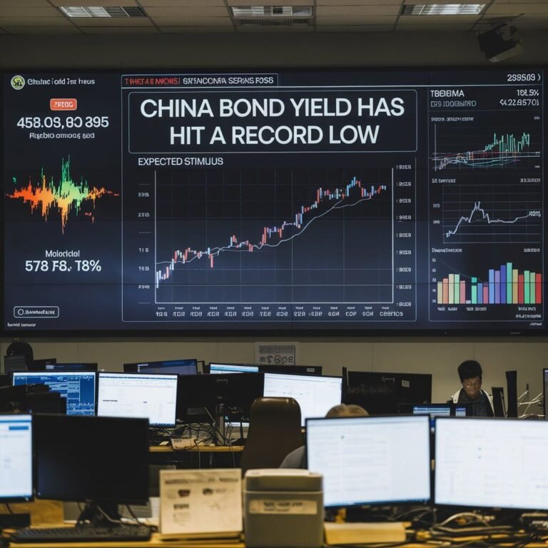 China Bond Yield Hits Record Low: Stimulus Expected