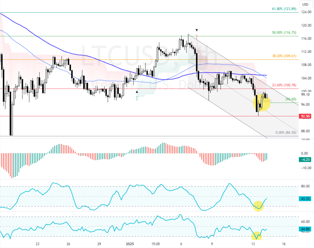 Litecoin Technical Analysis - 14-January-2025