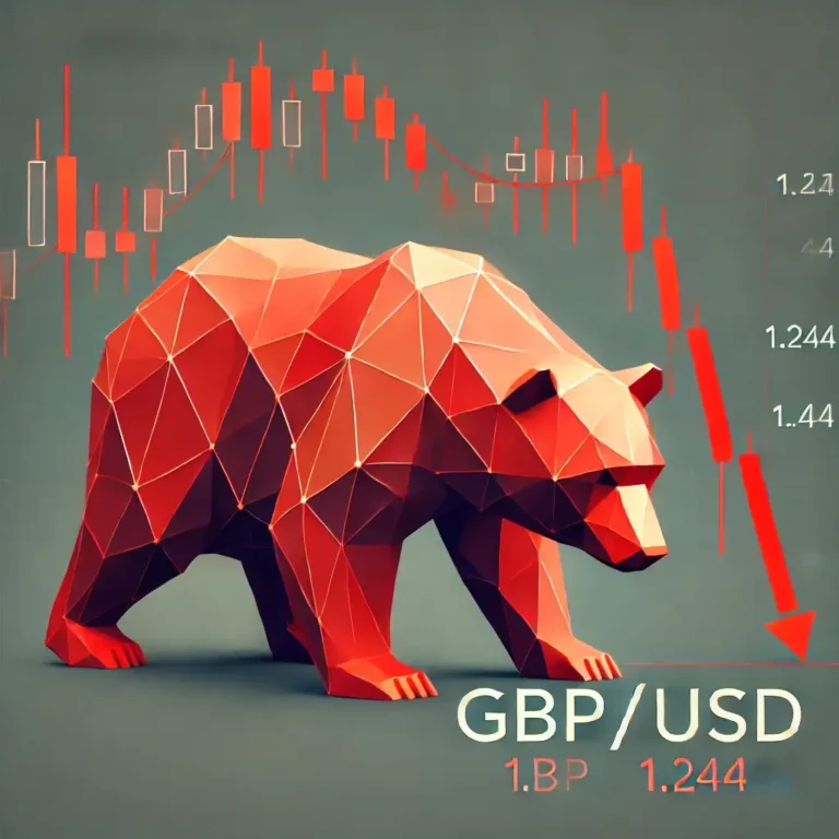 GBPUSD Consolidates at 1.244 in a Bear Market